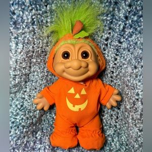 Large 8” Vintage Halloween Troll Doll